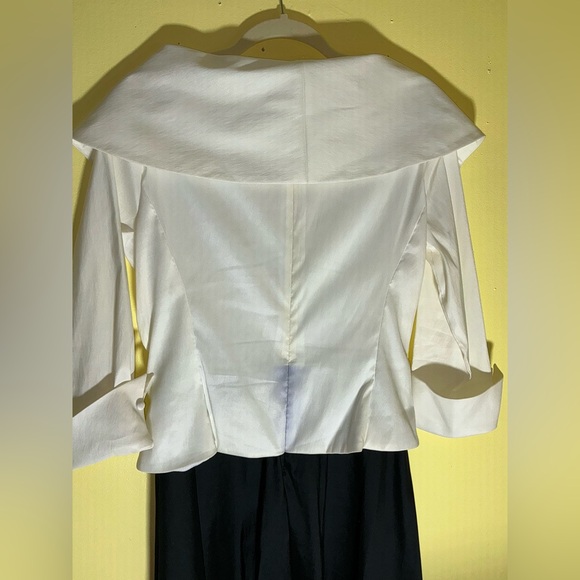 David’s Bridal Mother Of The Bride Dress Black & White Size 12 - Picture 7 of 12